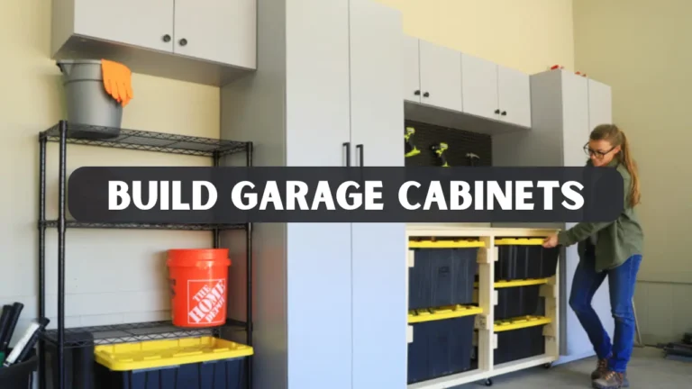 Build Garage Cabinets