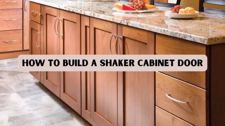 How to Build a Shaker Cabinet Door