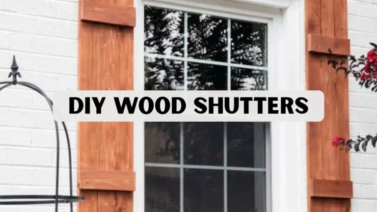 DIY Wood Shutters