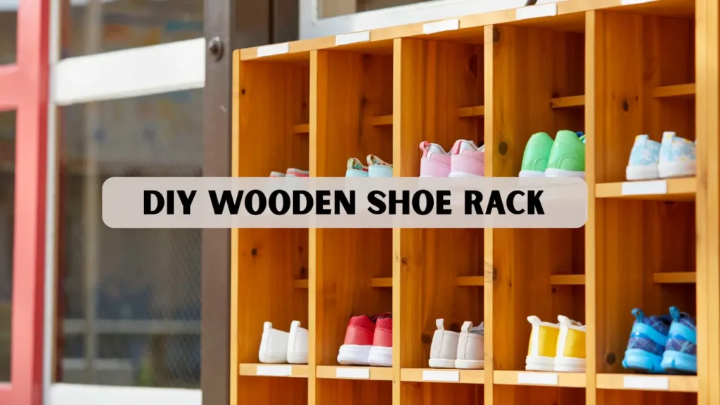 DIY Wooden Shoe Rack