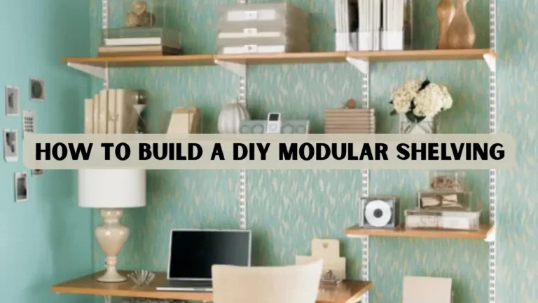 DIY Modular Shelving
