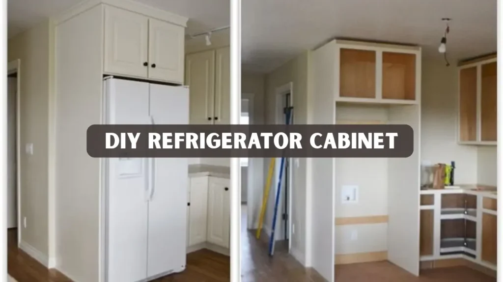 DIY Refrigerator Cabinet