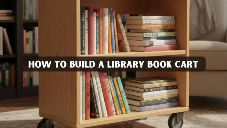 How to Build a Library Book Cart