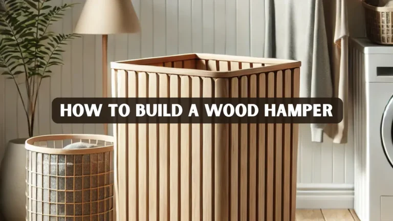 How to Build a Wood Hamper