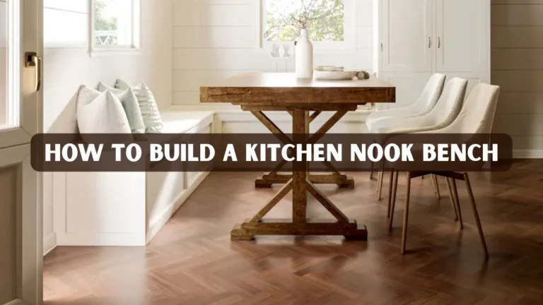 Build a Kitchen Nook Bench